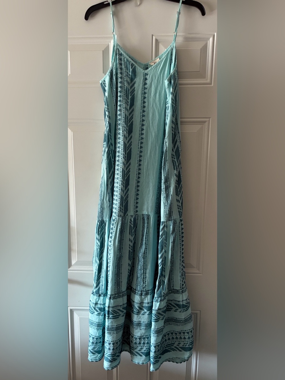 Elan Mint Blue Lightweight Maxi Dress